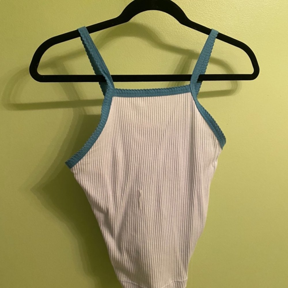 Wild Fable (Target) Light Blue & Dark Blue Cropped